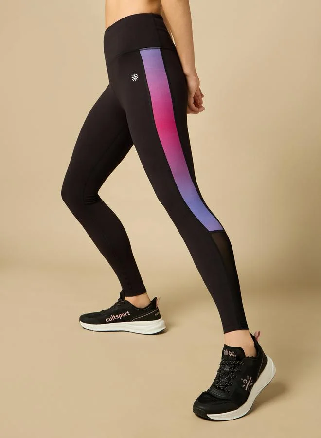 Cult Women Gym and Train Black Leggings